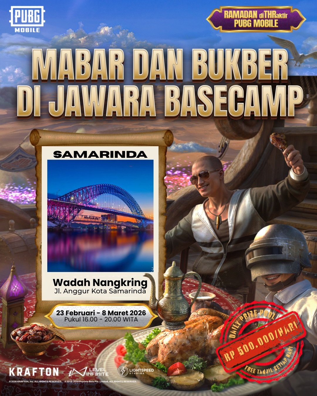 WN x PUBG Mobile: Mabar & Bukber di Jawara Basecamp Samarinda!