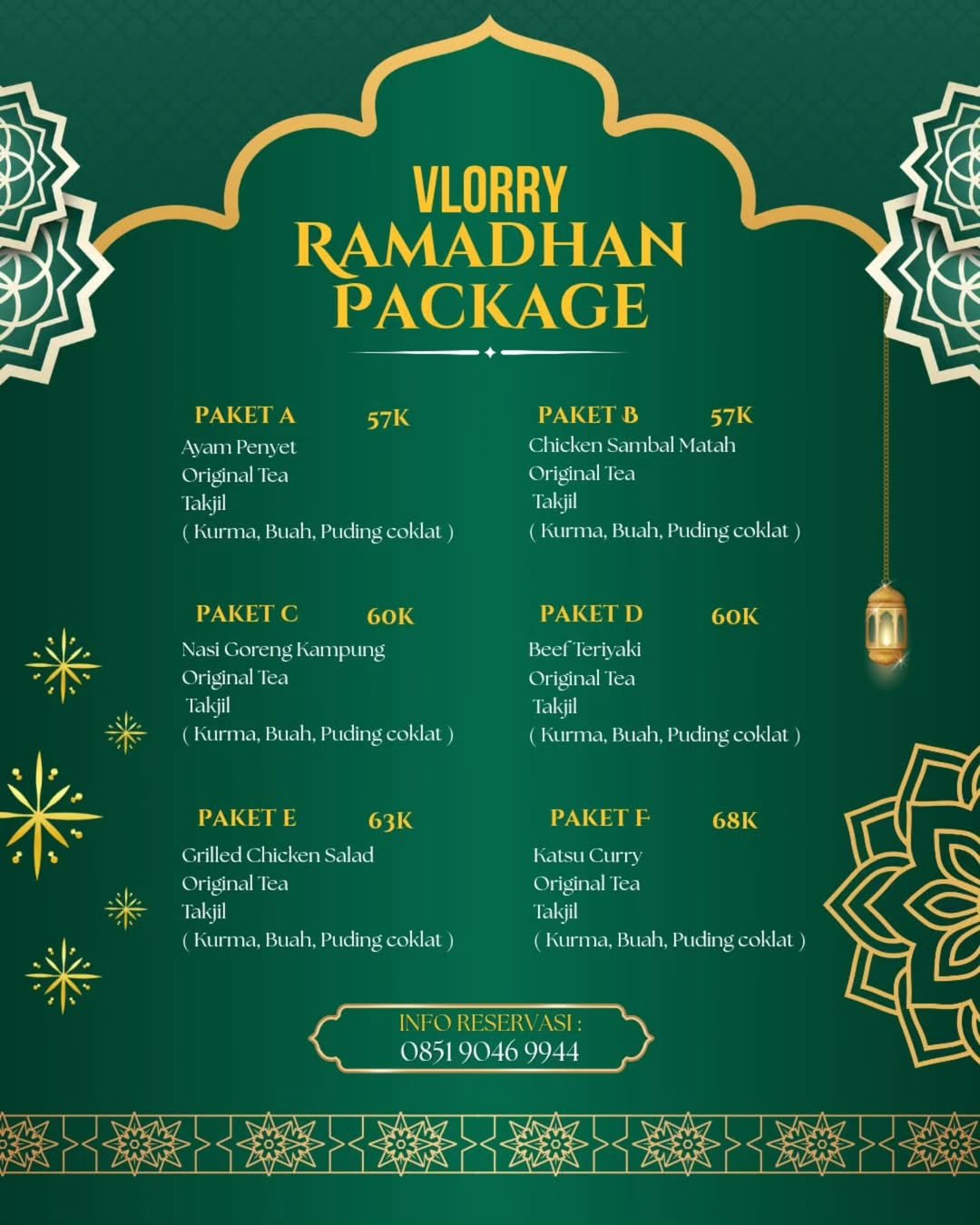 Vlorry Iftar Time: Nikmati Kehangatan Ramadan dengan Paket Lengkap Mulai 57K!